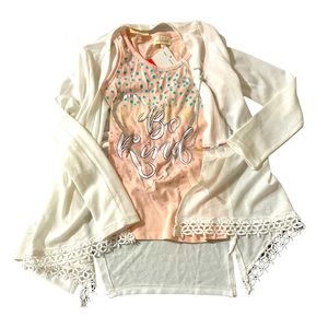 Be Kind 3pc Cardigan Set